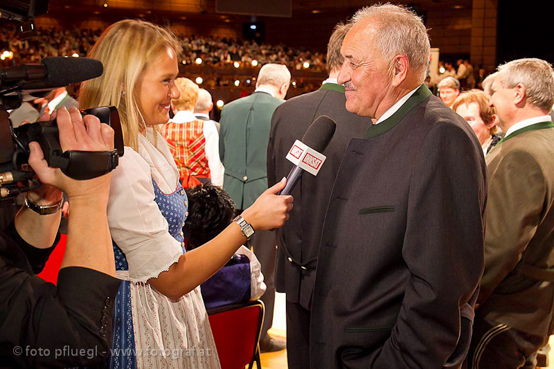 SV-Ried Trainer Paul Gludovatz beim Interview