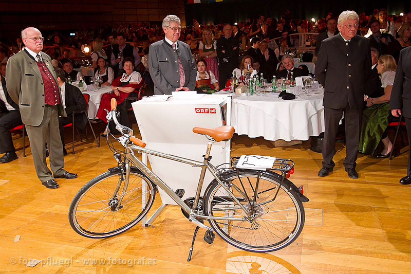 ein Fahrrad war zu gewinnen