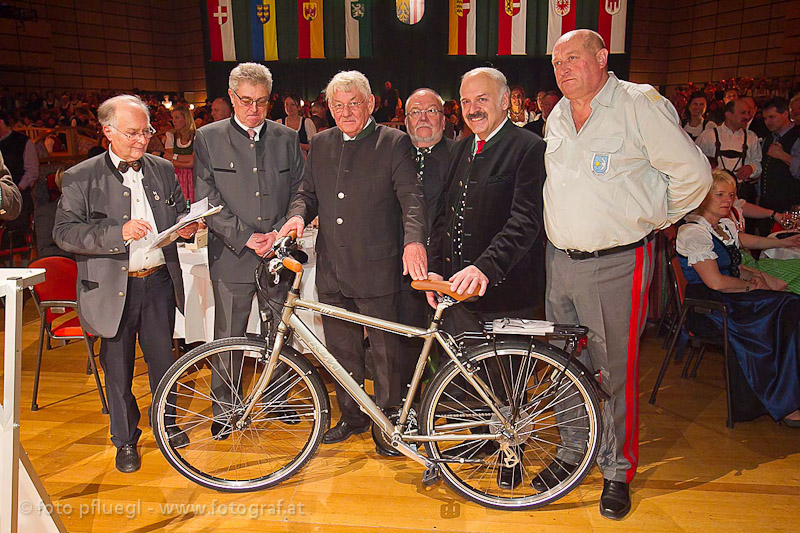 ein Fahrrad war zu gewinnen